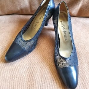 YSL see through pumps